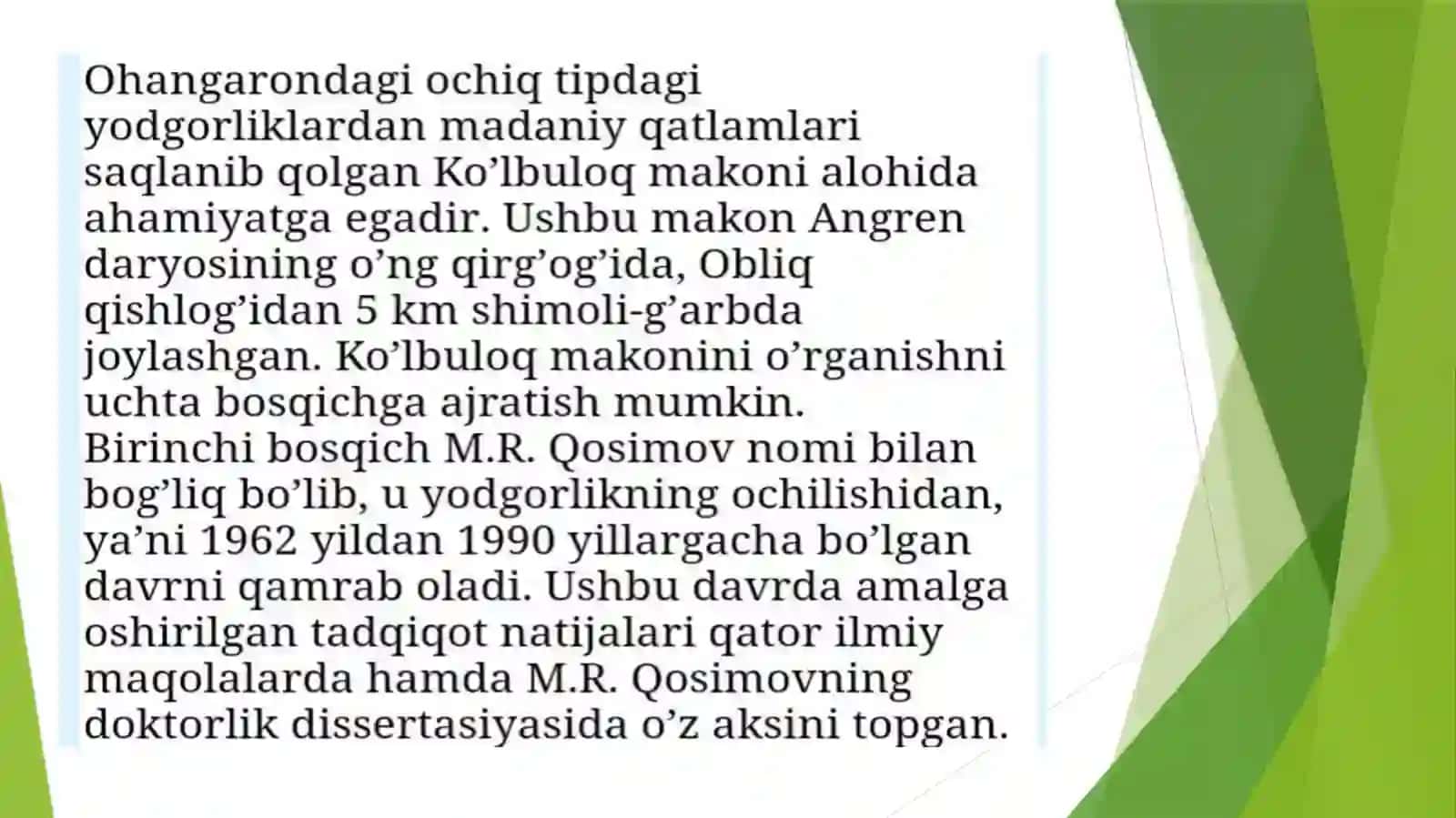 Koʻlbuloq manzilgohi 4
