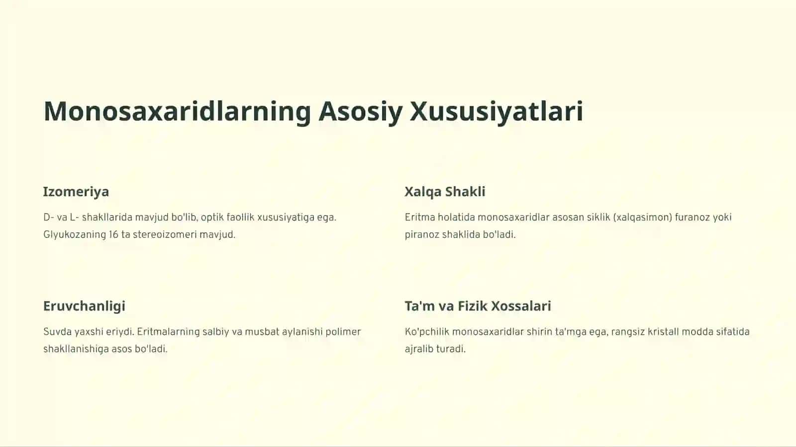 Monosaxaridlarning Oksidlanishi va Qaytarilishi 4