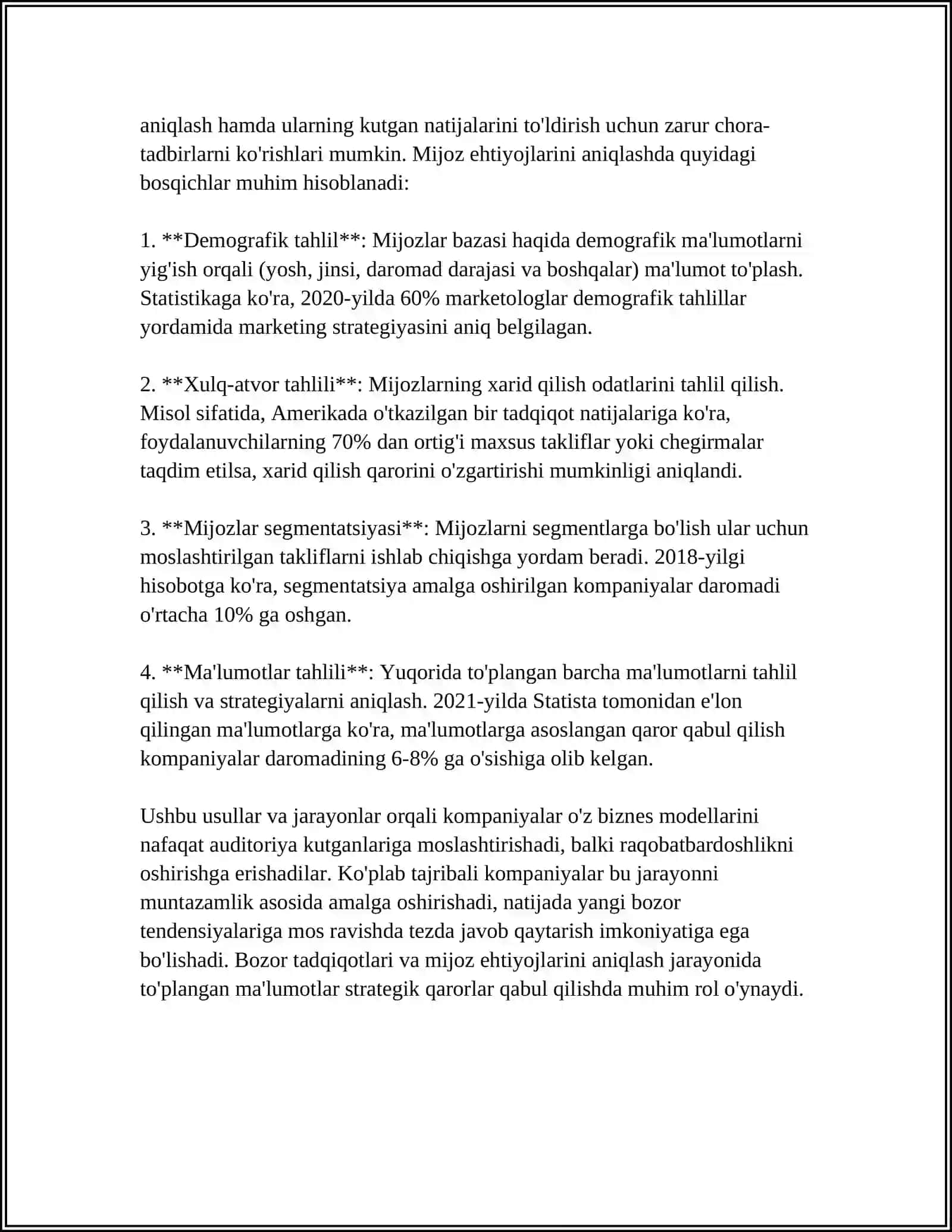 RESTARANDA SOTISH STRATEGIYALARI 4