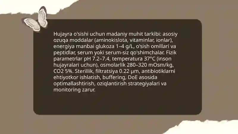 Hujayra muhandisligidagi texnologik jarayonlar 4
