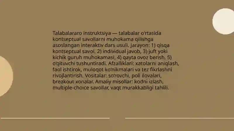 Dasturlash tillarini oʻqitishning interaktiv metodlari 4