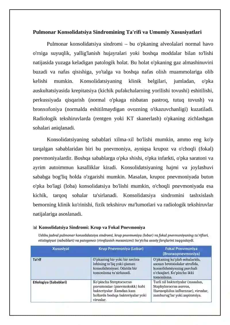 Pnevmoniya – o'pka to'qimasining yallig'lanish kasalligi 4