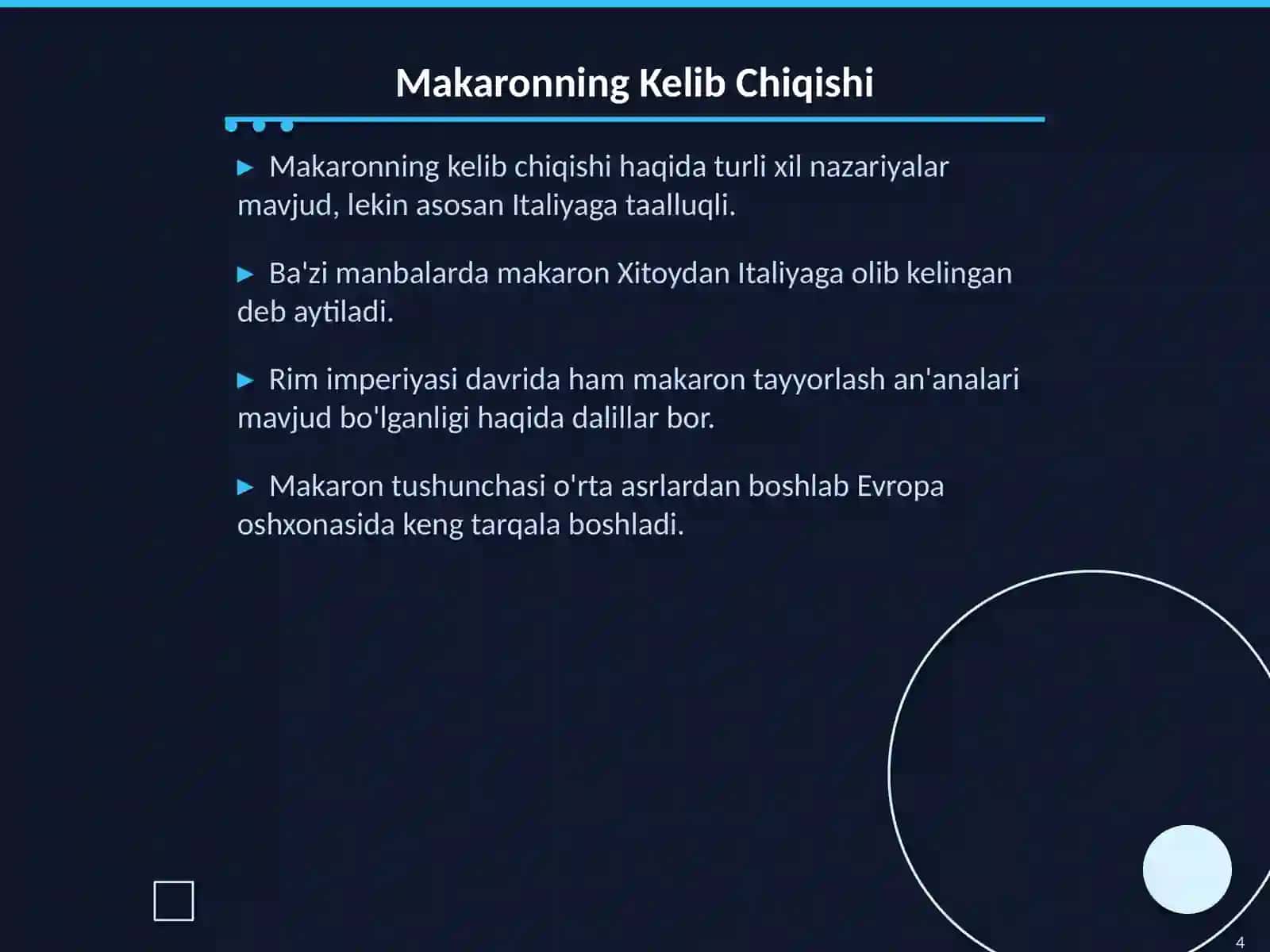 Makaron: Mazali va Har Jihatdan Foydali 4