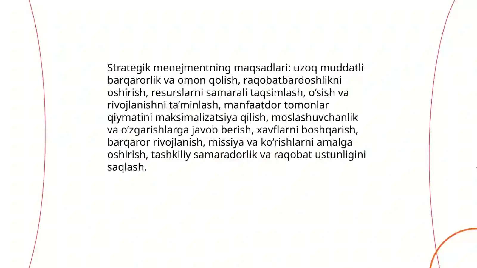 Strategik menejmentning mohiyati 4