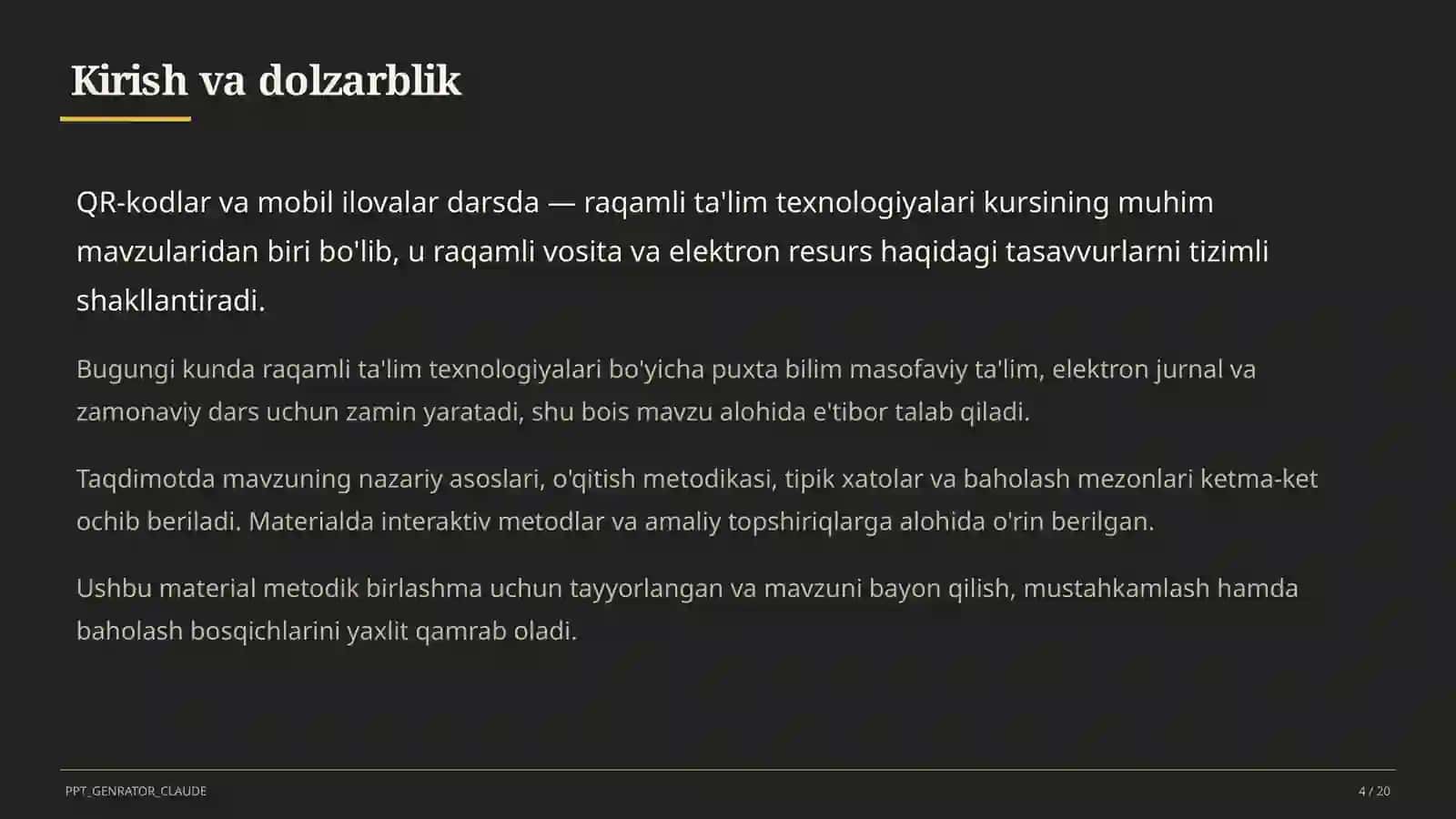 QR-kodlar va mobil ilovalar darsda 4