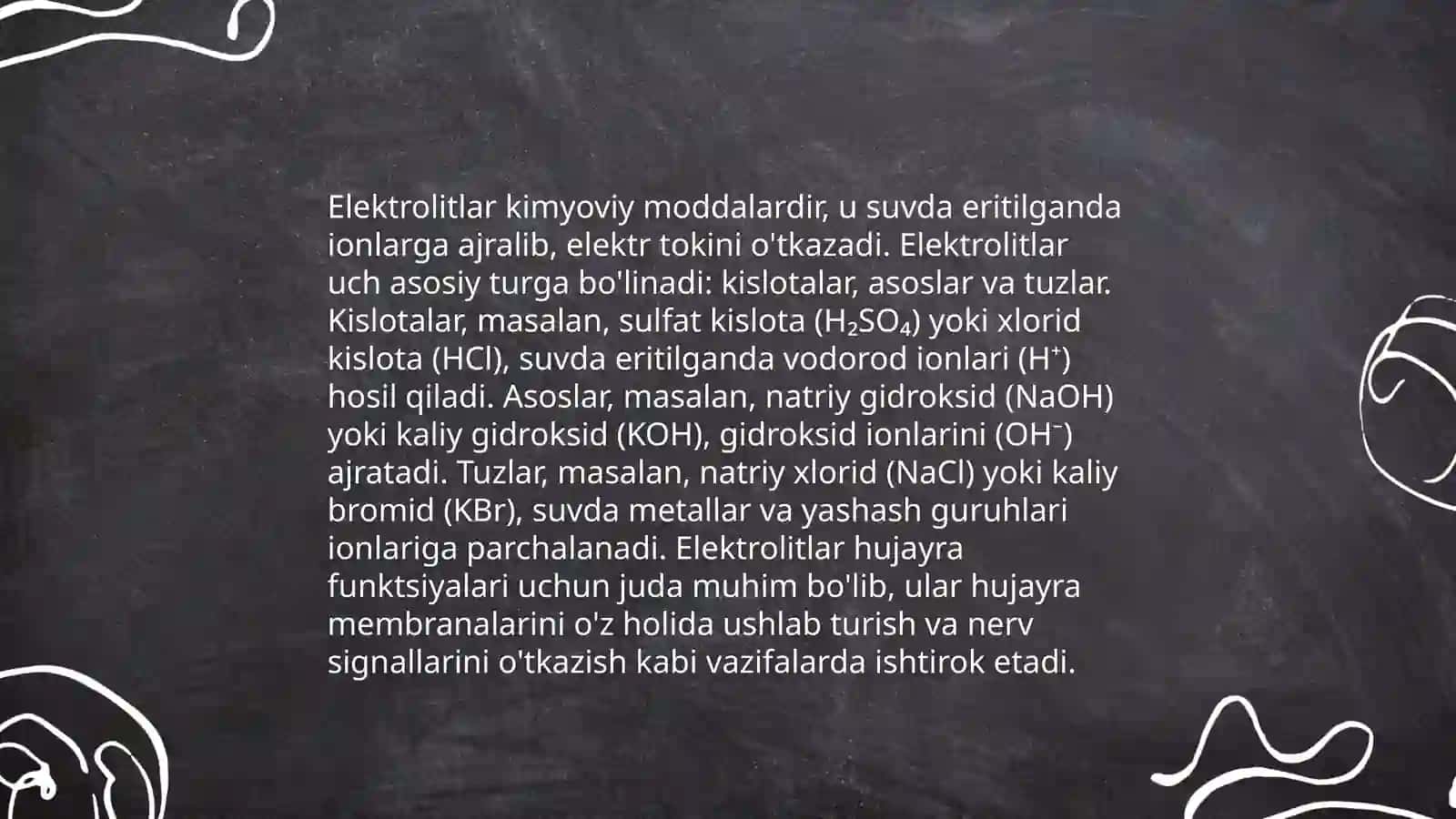 Elektrolitik eritmalar 4