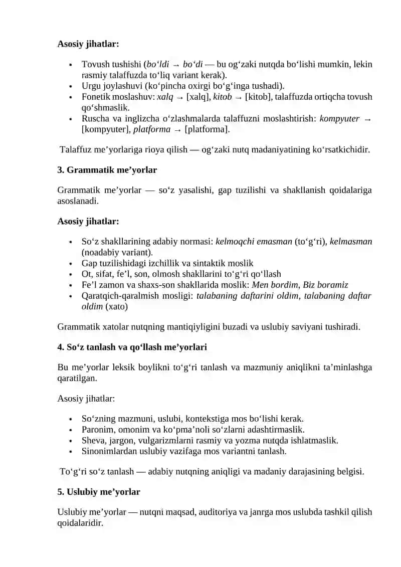 O'zbek tili 4