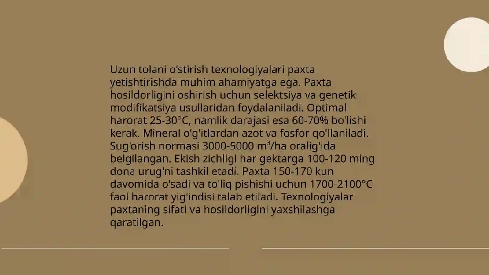 Uzun tolani xalq xo'jaligi uchun ahamiyati 4
