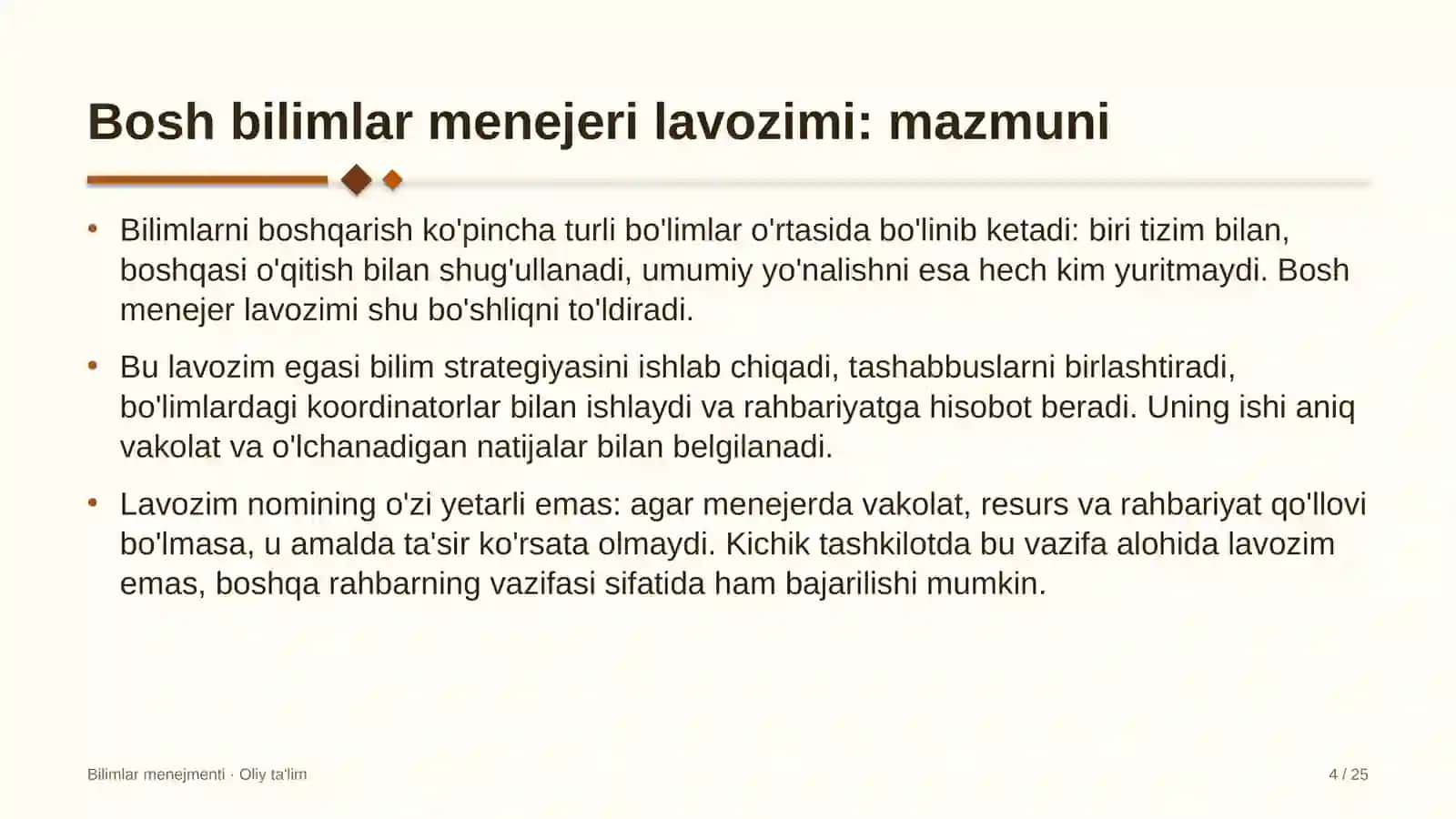 Biosfera rezervatlarida bosh bilimlar menejeri lavozimini joriy etish 4