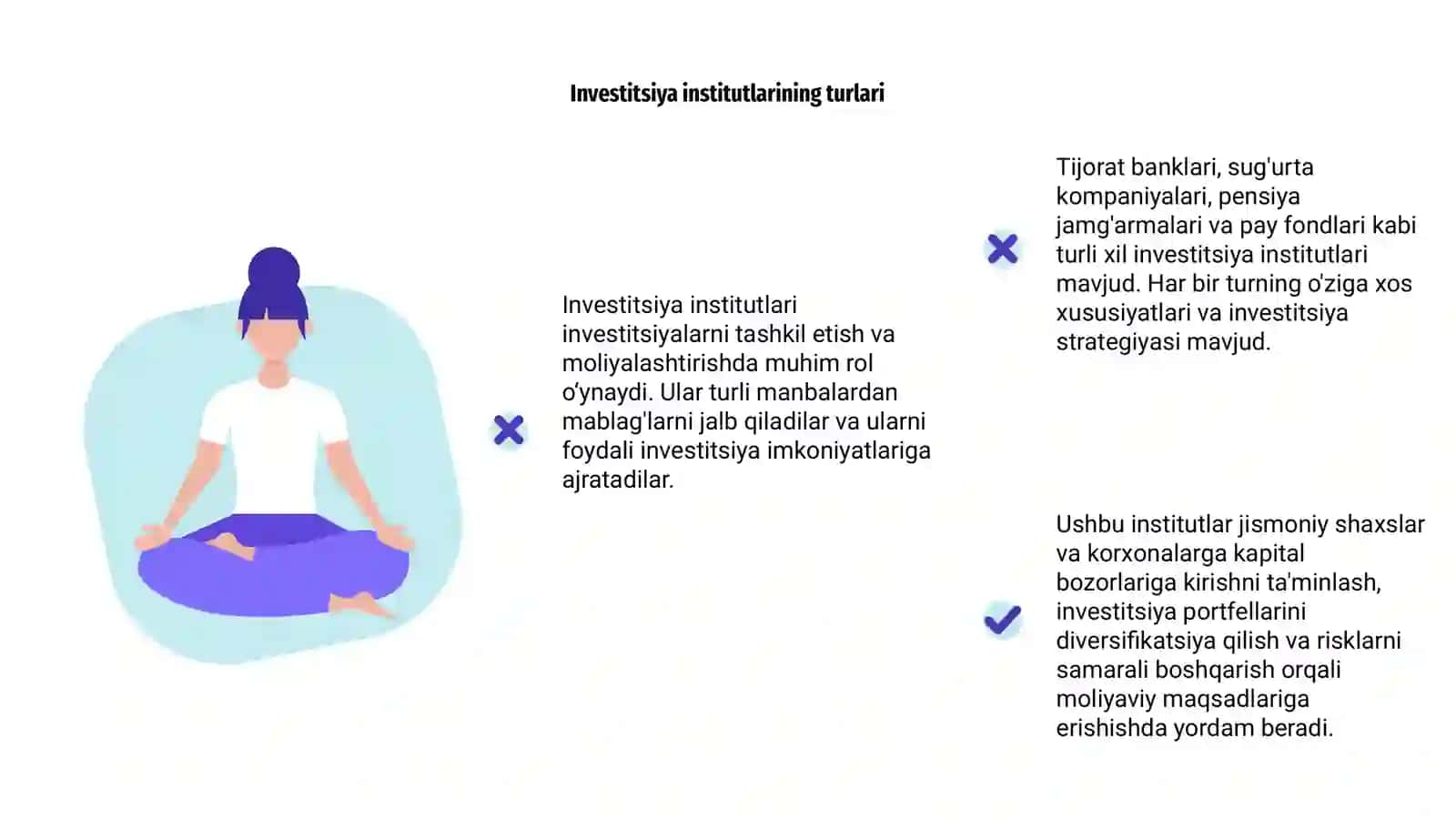 Investitsiyalarni tashkil etish va moliyalashtirishda investitsiya institutlarida roli 4