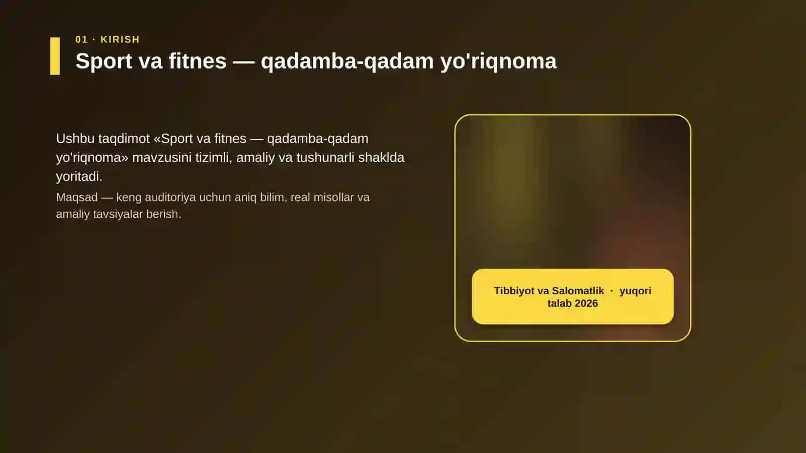 Sport va fitnes — qadamba-qadam yo'riqnoma 4