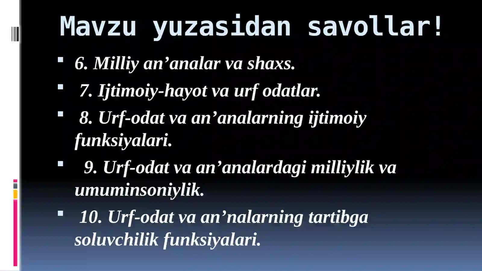 Etnoslararo munosabatlar va kognitiv jarayonlar 4