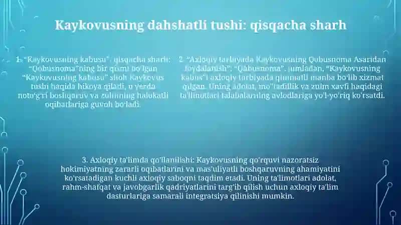 Qobusnoma 4