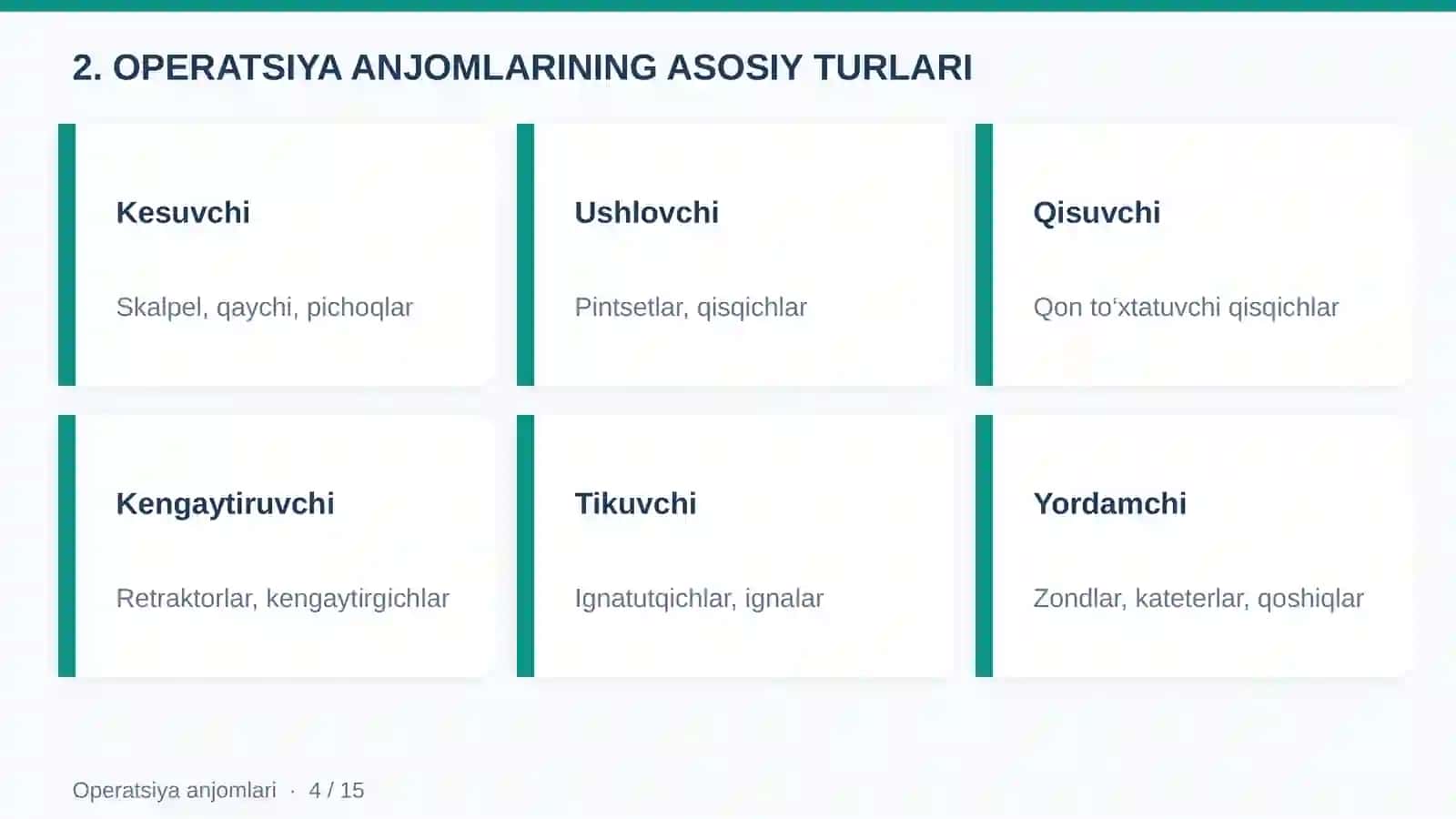 OPERATSIYA ANJOMLARINI SAQLASH VA GIGIYENA QOIDALARI 4