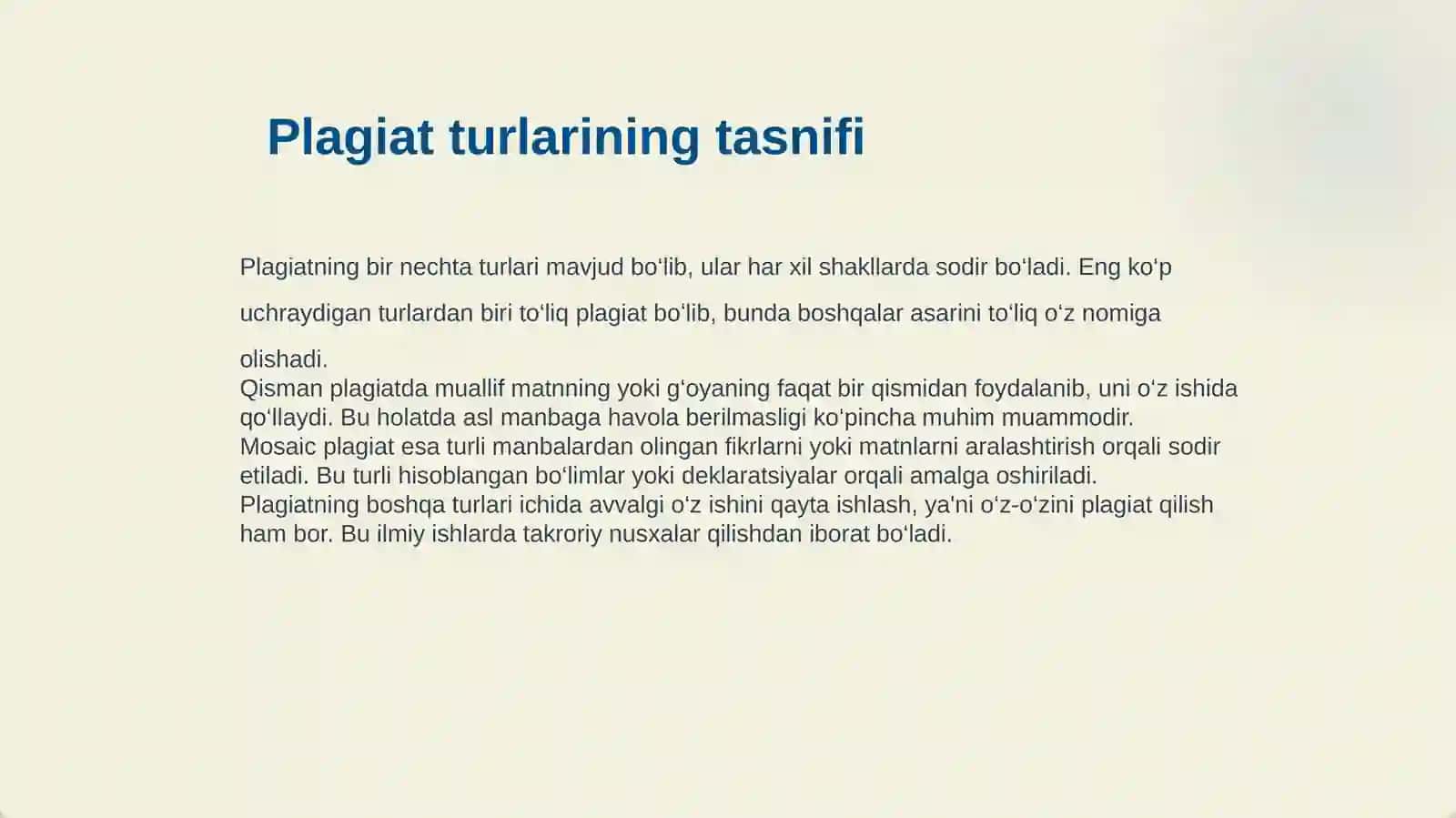 PLAGIAT VA UNING SALBIY OQIBATLARI 4