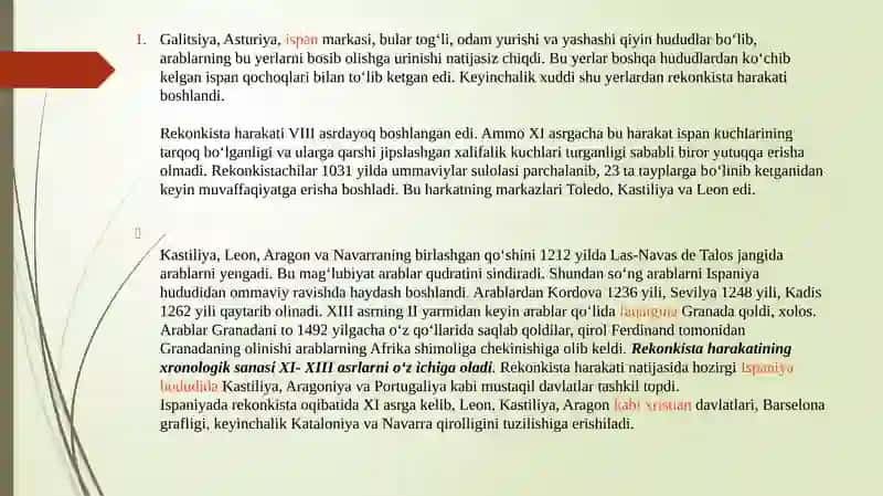 Rekonkista Harakati 4