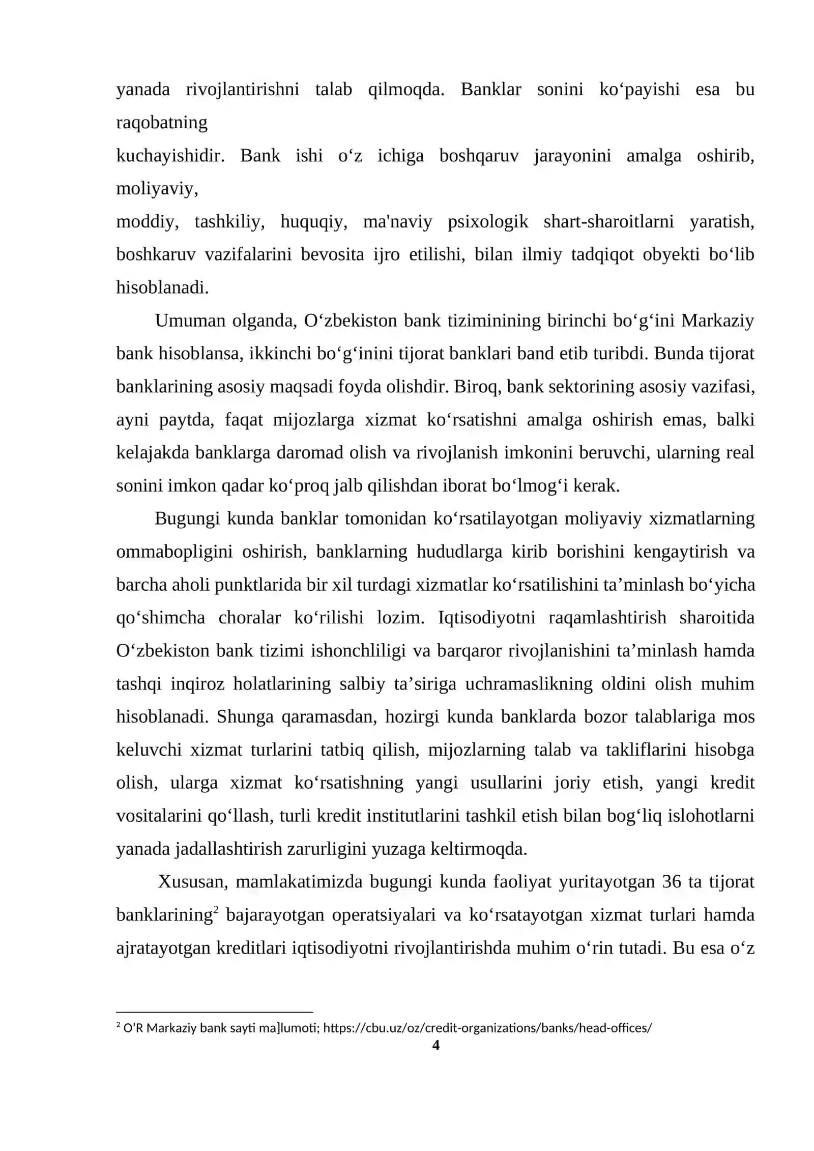 Xorijiy mamlakatlar markaziy banklarining tashkiliy va funktsional tuzilishi 4
