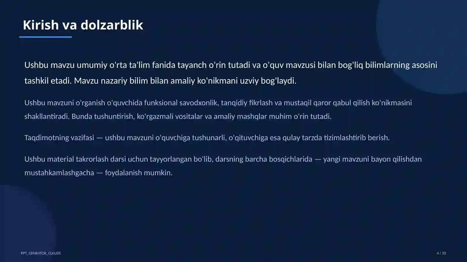 Yangi o'quv rejasi 2026-2027 4