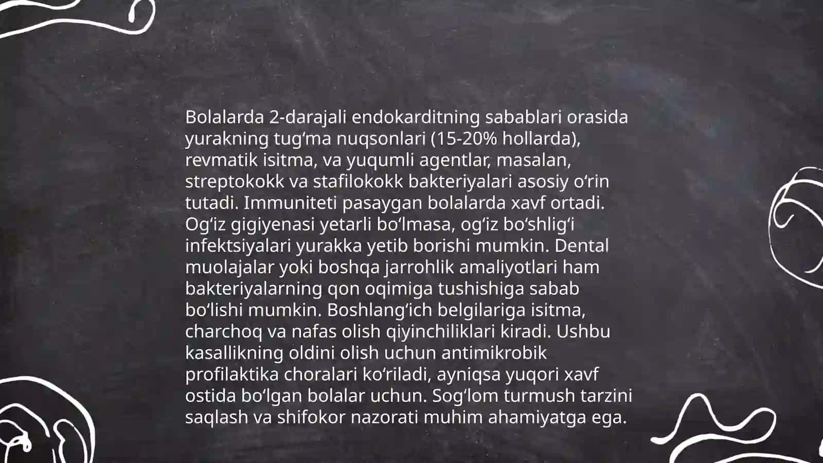 Bolalarda Endokardit 4