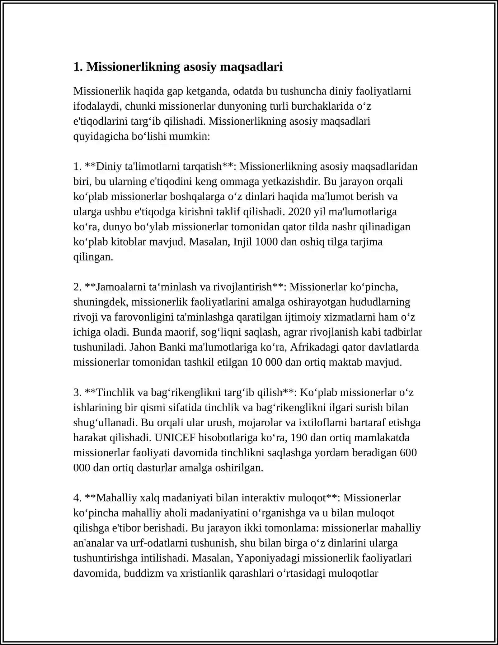 MISSIONERLIK VA PROZELITIZMNING DINIY ETIQODNI TANLASHGA SALBIY TAʼSIRI 4