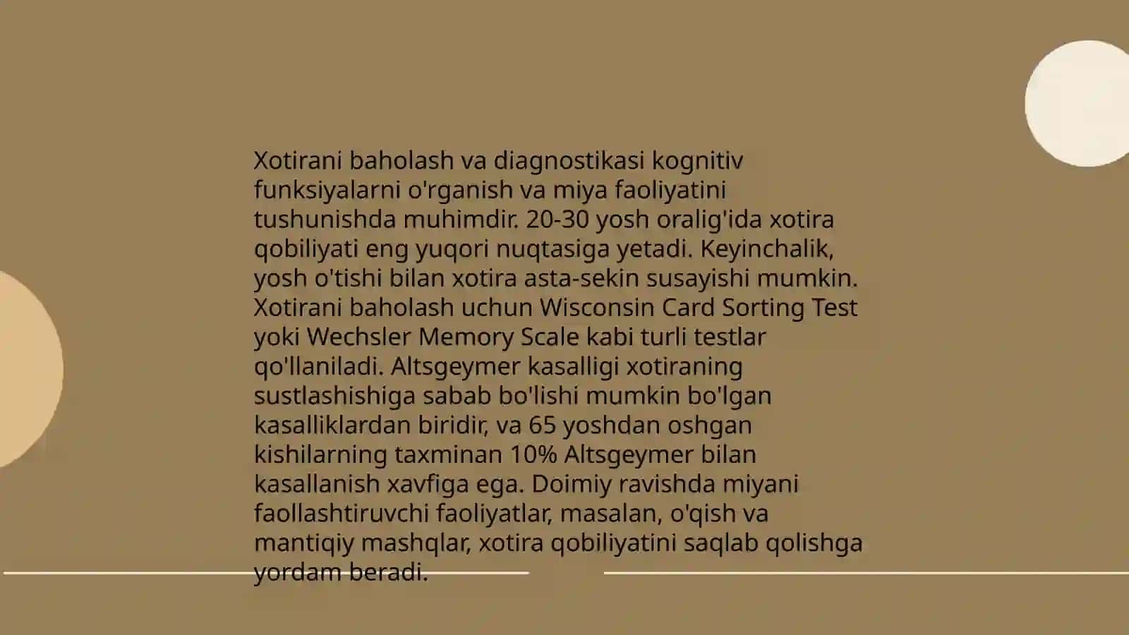 Idrok jarayonlarini o'rganish usullari 4