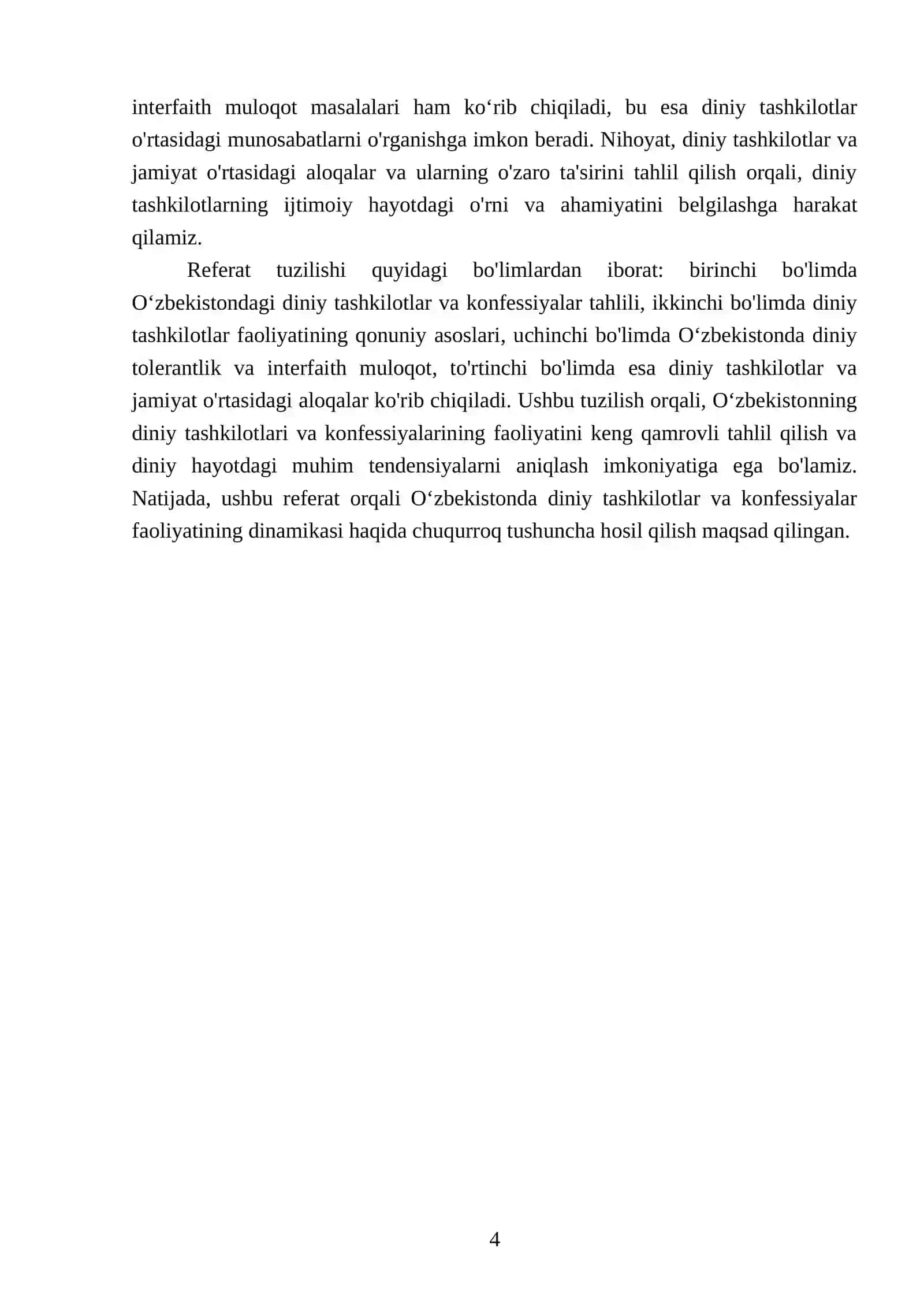 Oʻzbekistonda diniy tashkilotlar va konfessiyalar faoliyati dinamikasi 4