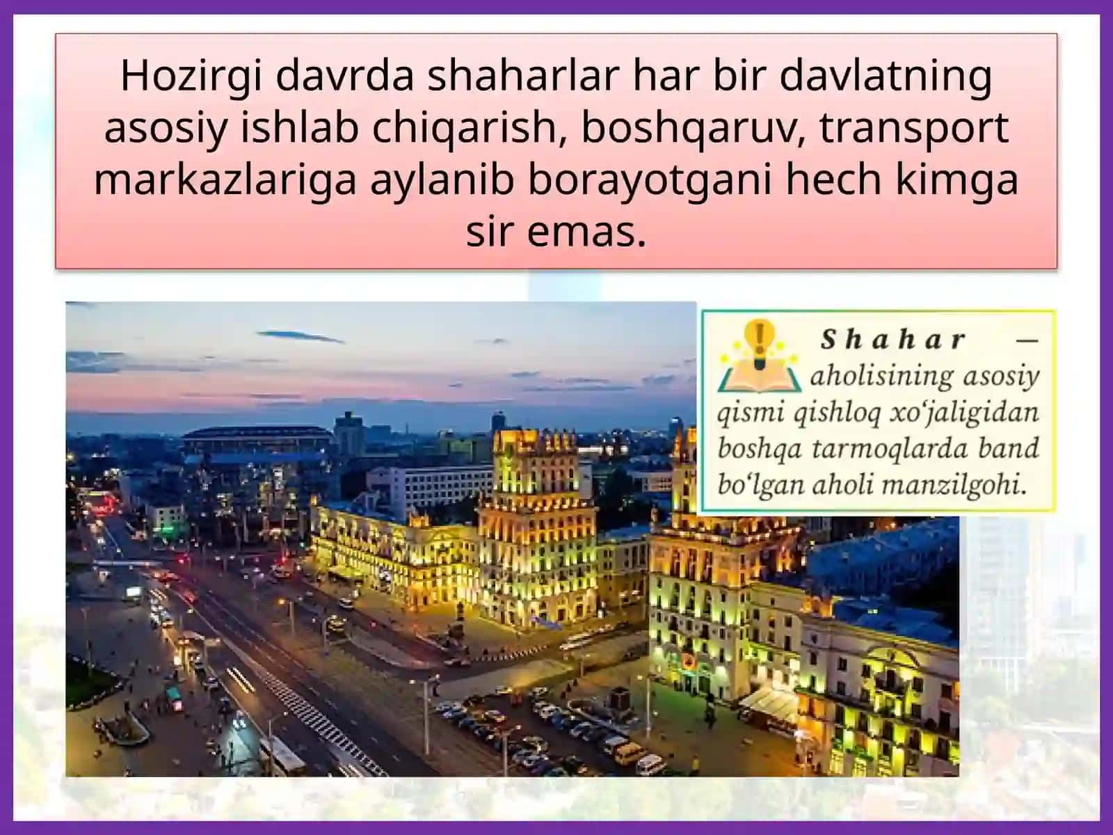 Jahon mamlakatlarining urbanizatsiyasi 4