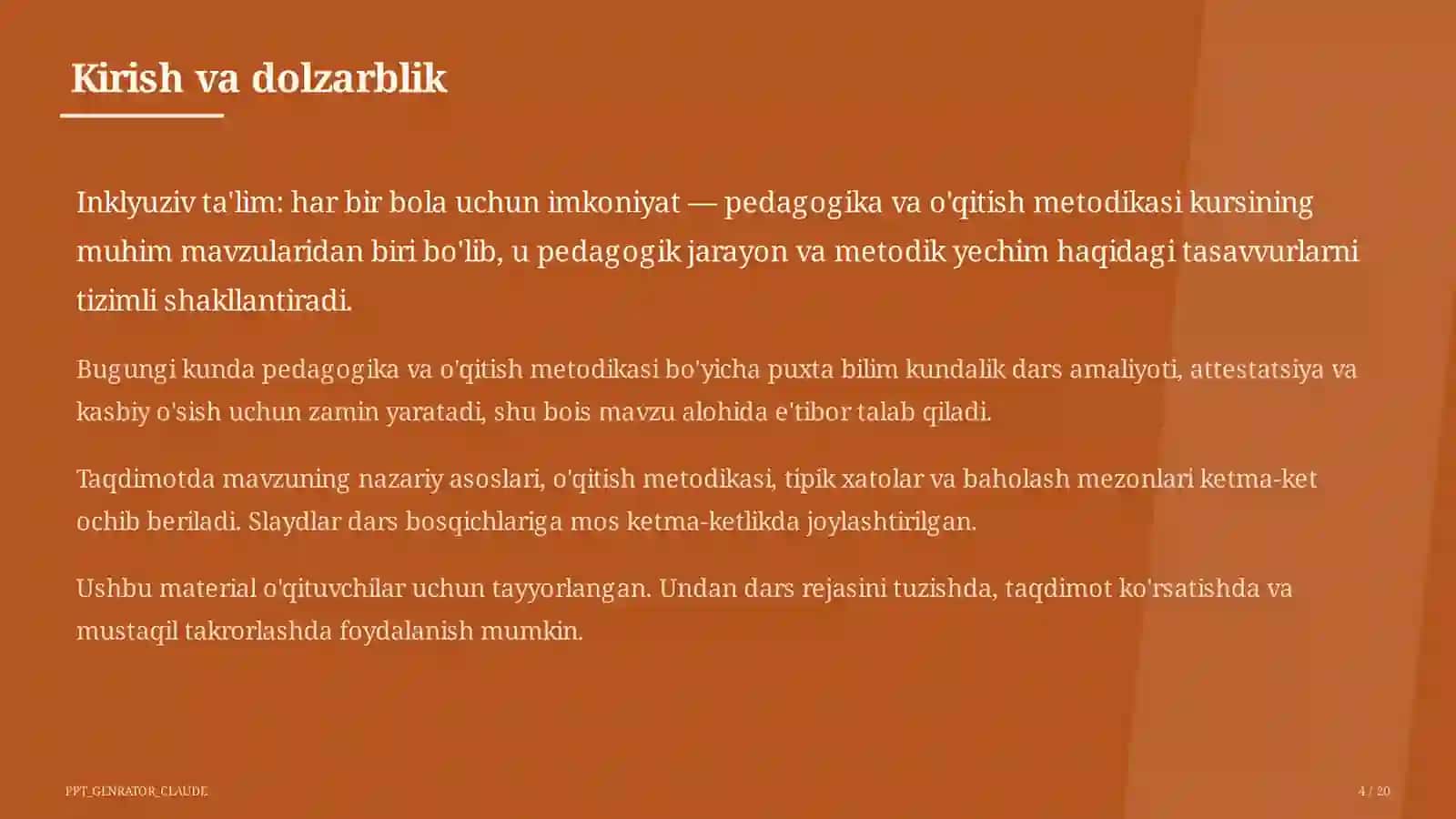 Inklyuziv ta'lim: har bir bola uchun imkoniyat 4