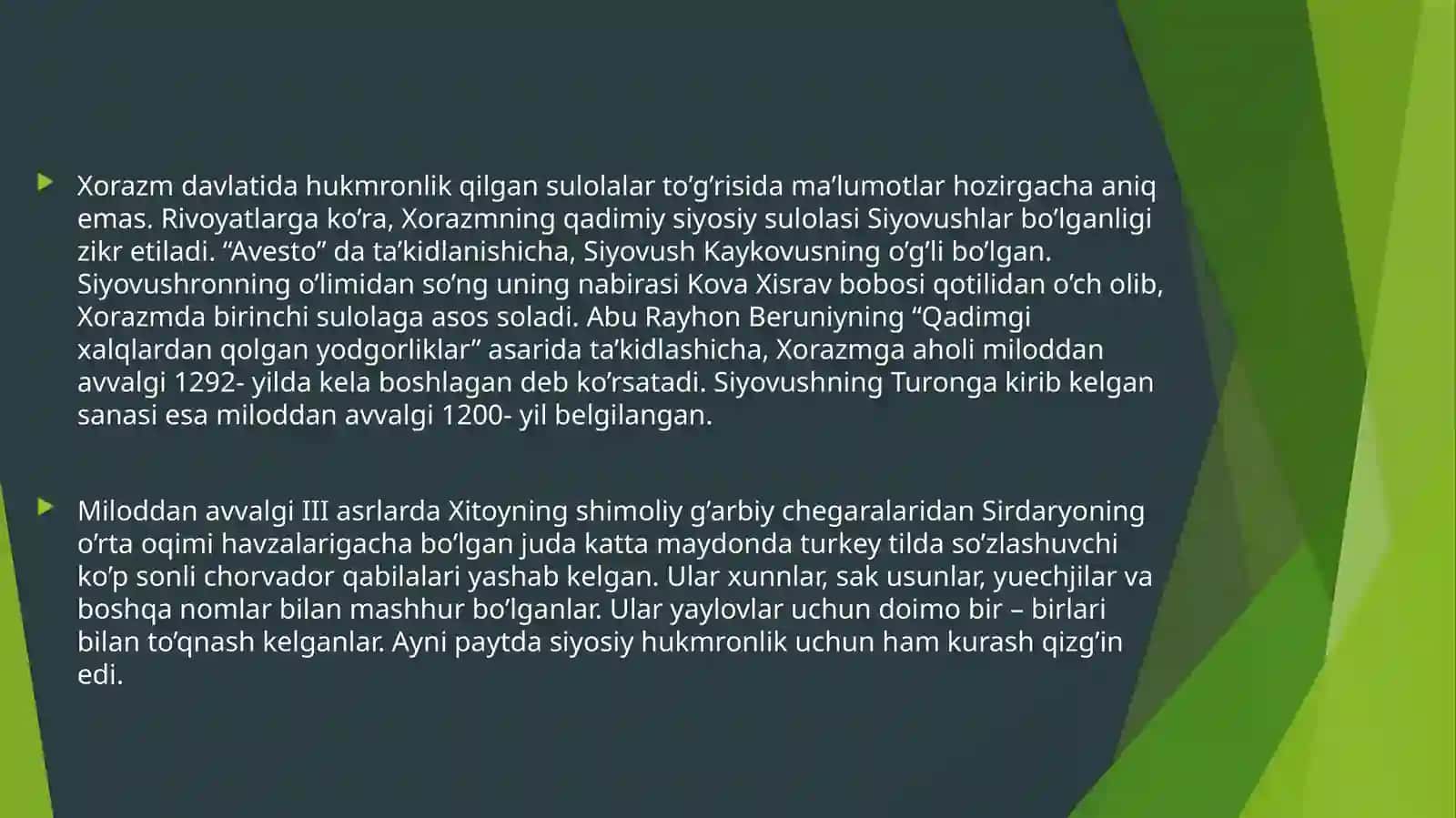 Qanxa-Qang’yuy davrida Xorazm 4