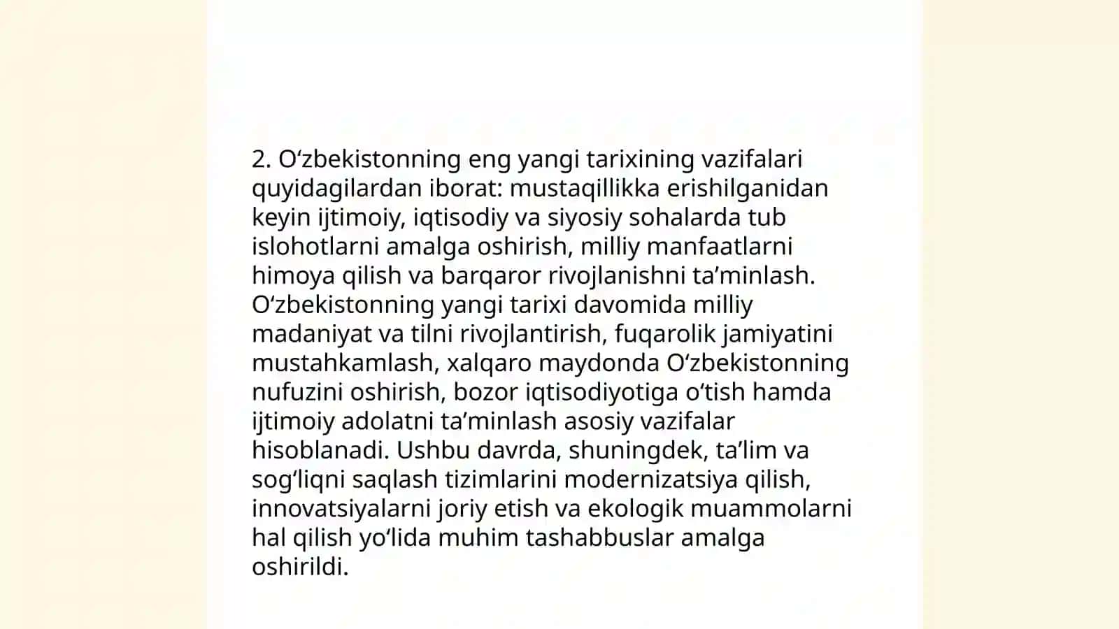Oʻzbekistonning eng yangi tarixi fanining predmeti maqsadi va vazifalari nazariy metodologik tamoyillari 4