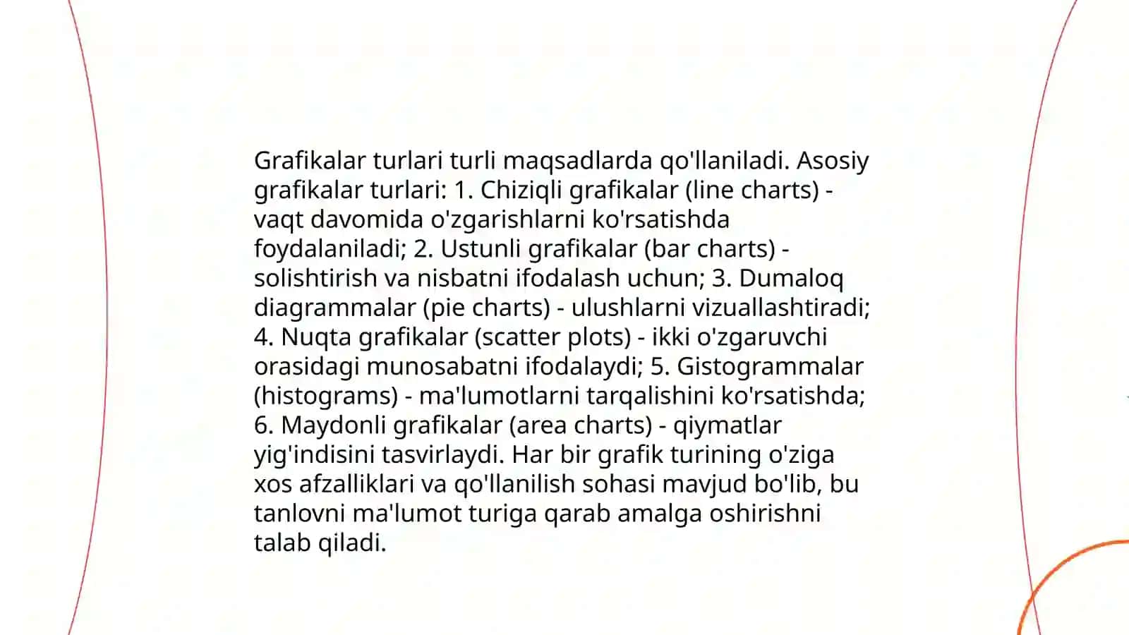Iqtisodiy axborotlarni tahlil qilish uchun ma’lumotlarni vizuallashtirish vositalaridan foydalanish 4