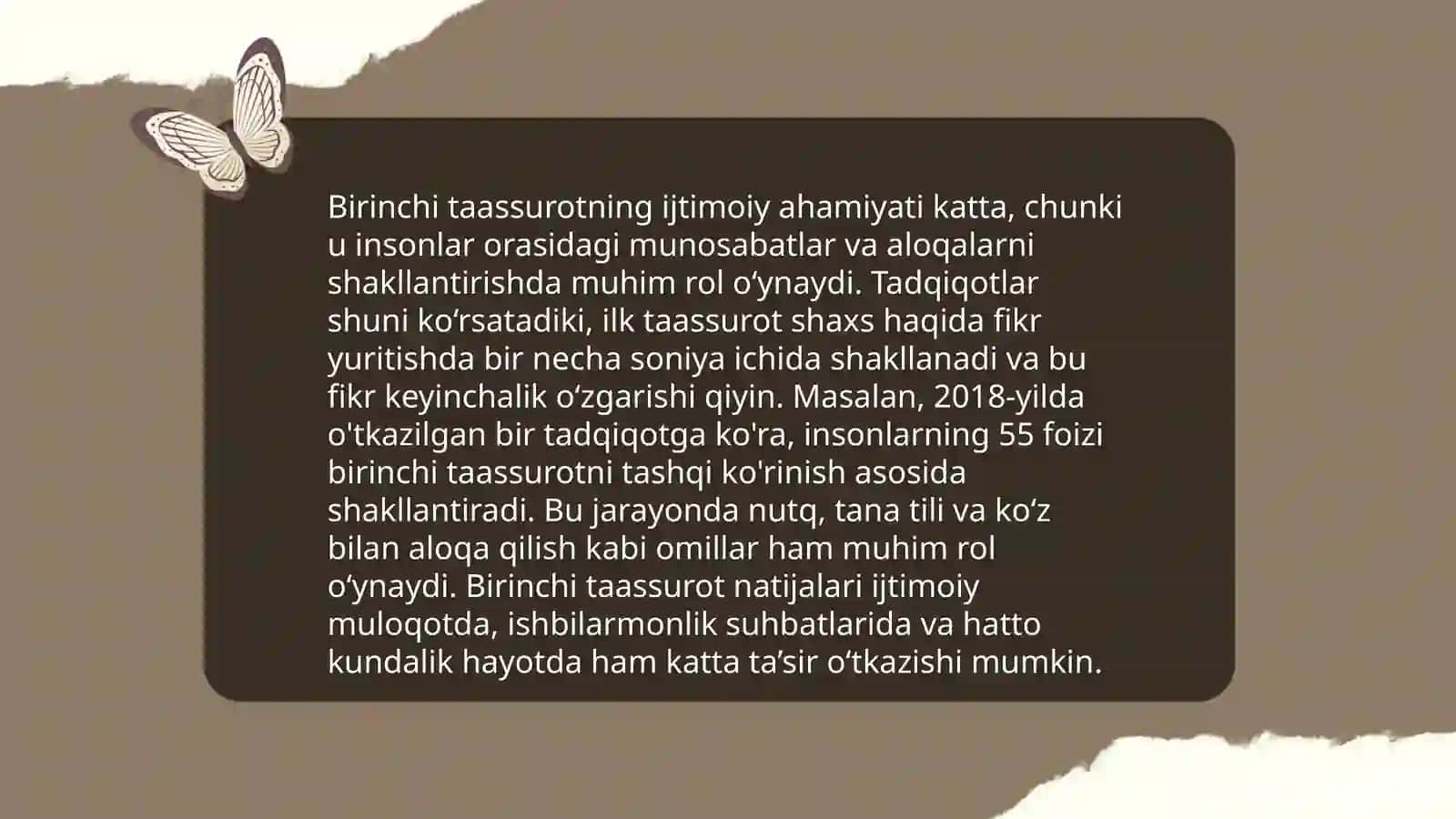 Birinchi taassurot fenomini 4