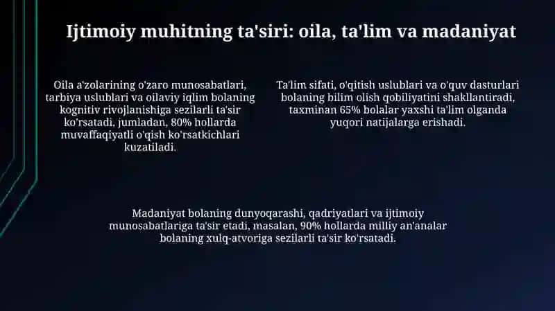 Psixik rivojlanishning biologik va ijtimoiy omillari 4