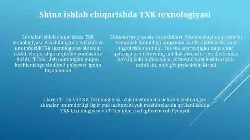 Shinalarning Asosiy Nosozliklari, Ularga Txk Va T Texnologiyasi 4