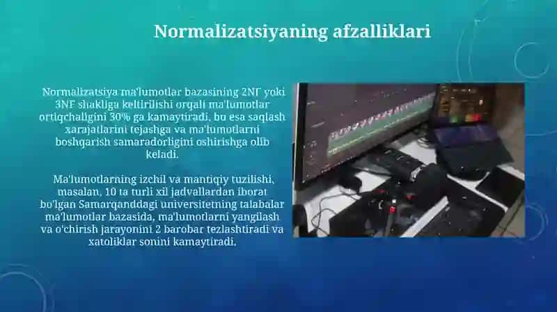 Normalizatsiya Turlari 4