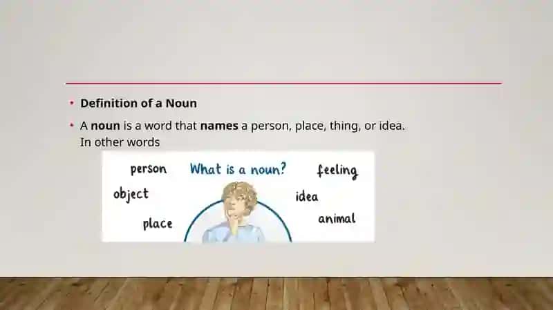Definition of a Noun 4