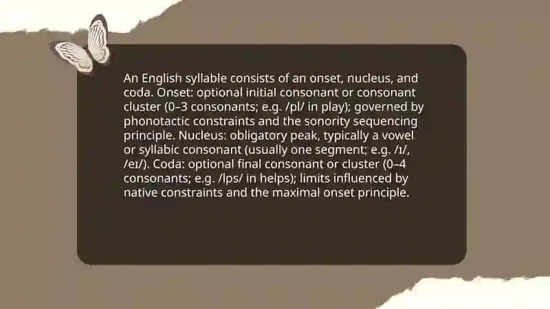 Syllables 4