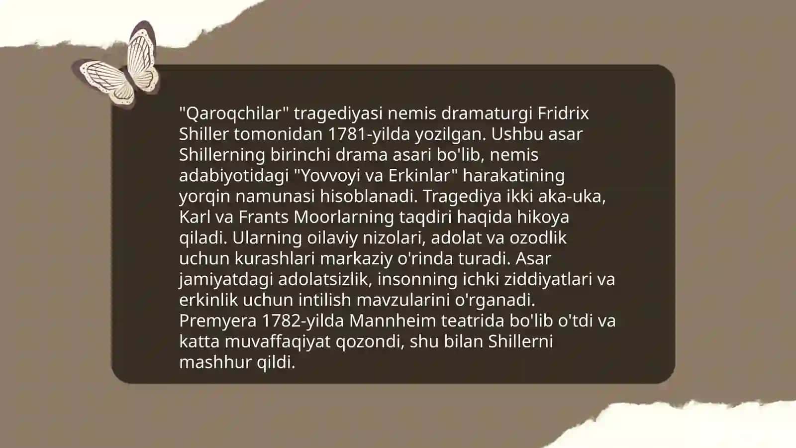 Fridrix Shiller "Qaroqchilar"tragediyasi 4