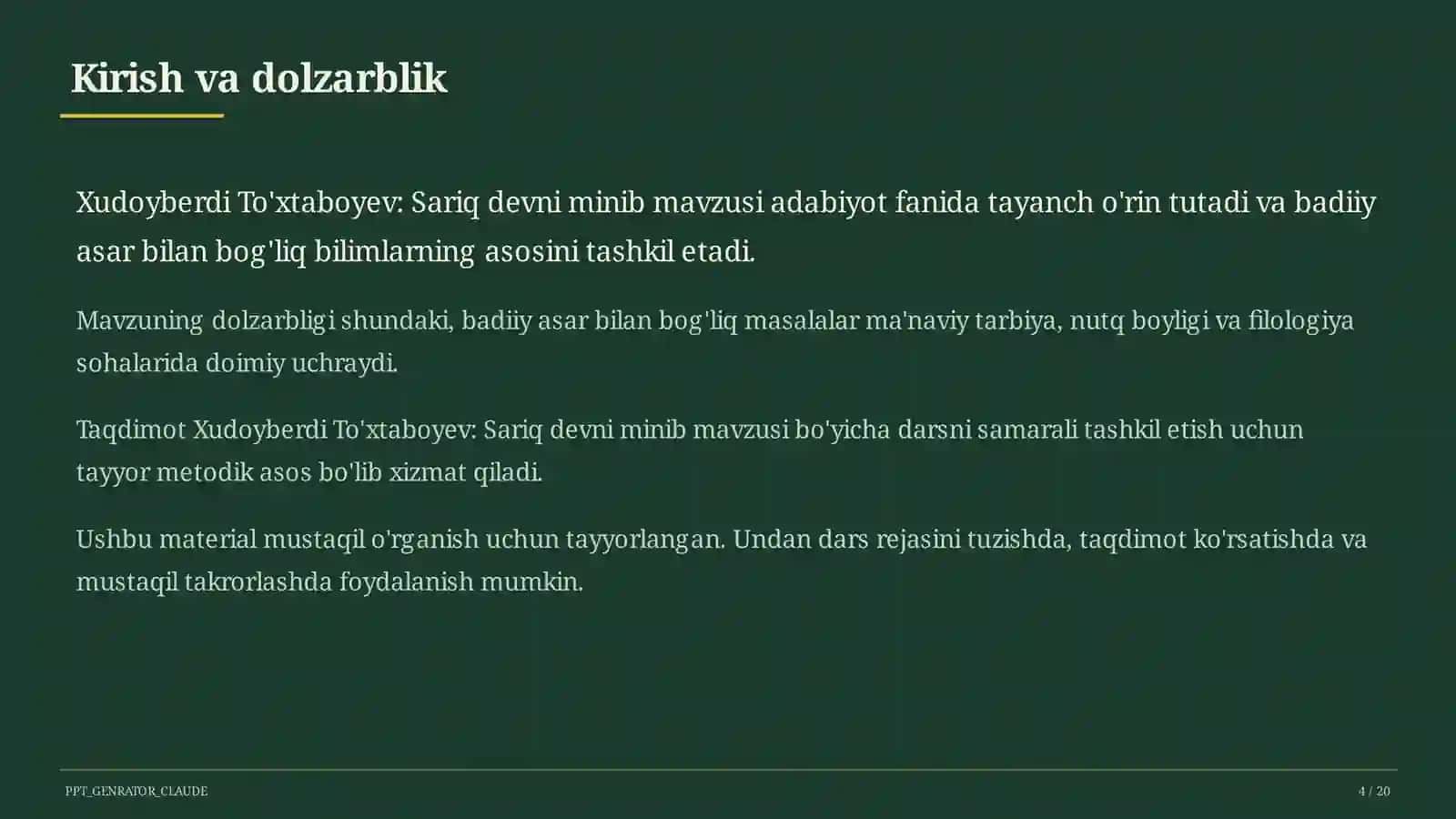 Sariq devni minib (6-sinf) 4