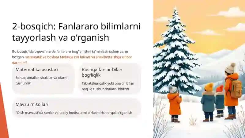 Integratsiyalashgan ta’lim: yechish bosqichlari 4
