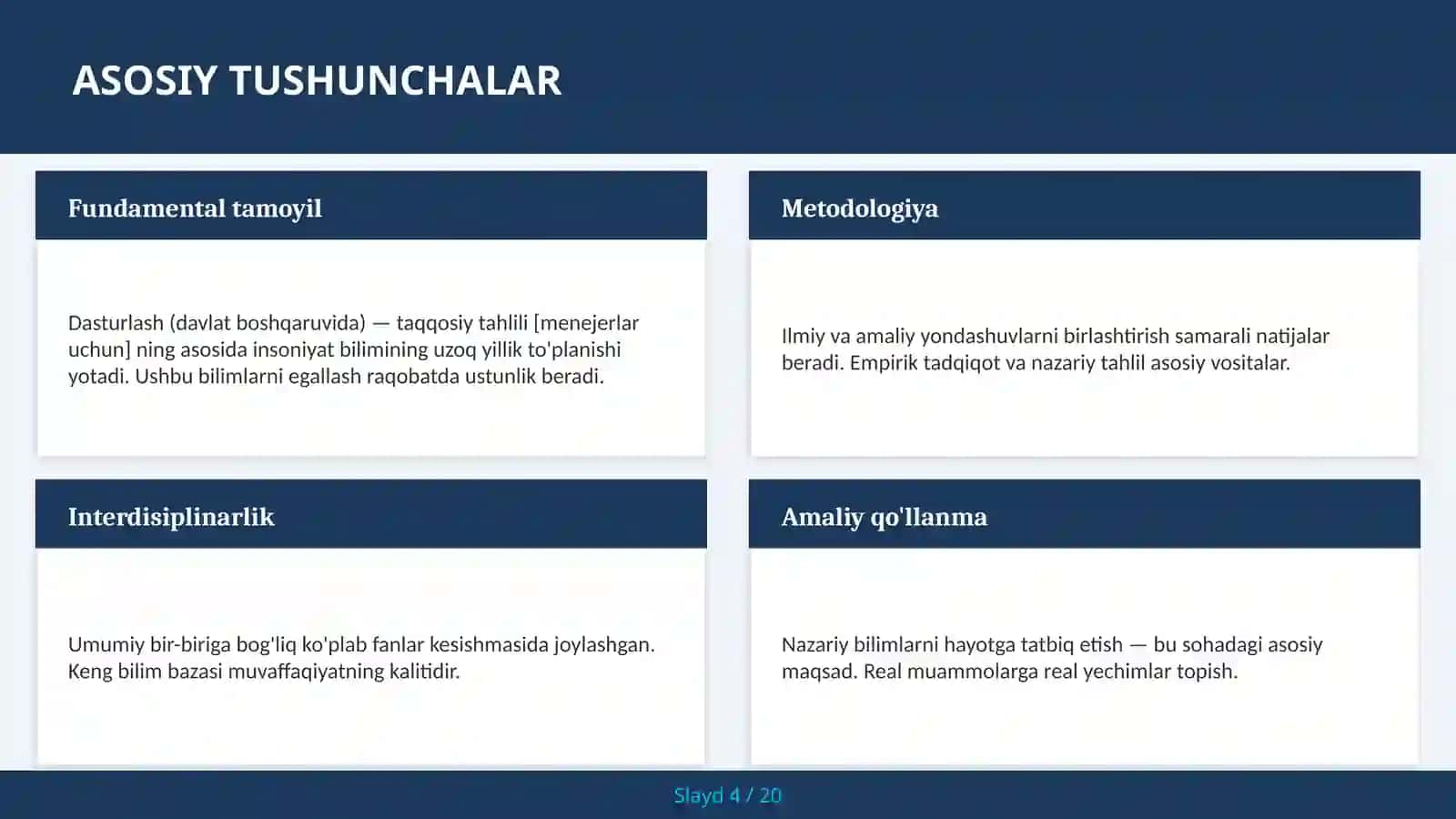 Dasturlash (davlat boshqaruvida) — taqqosiy tahlili [menejerlar uchun] 4