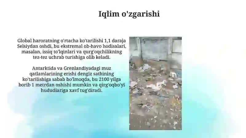 Hozirgi kundagi dolzarb Ekologik muammolar 4
