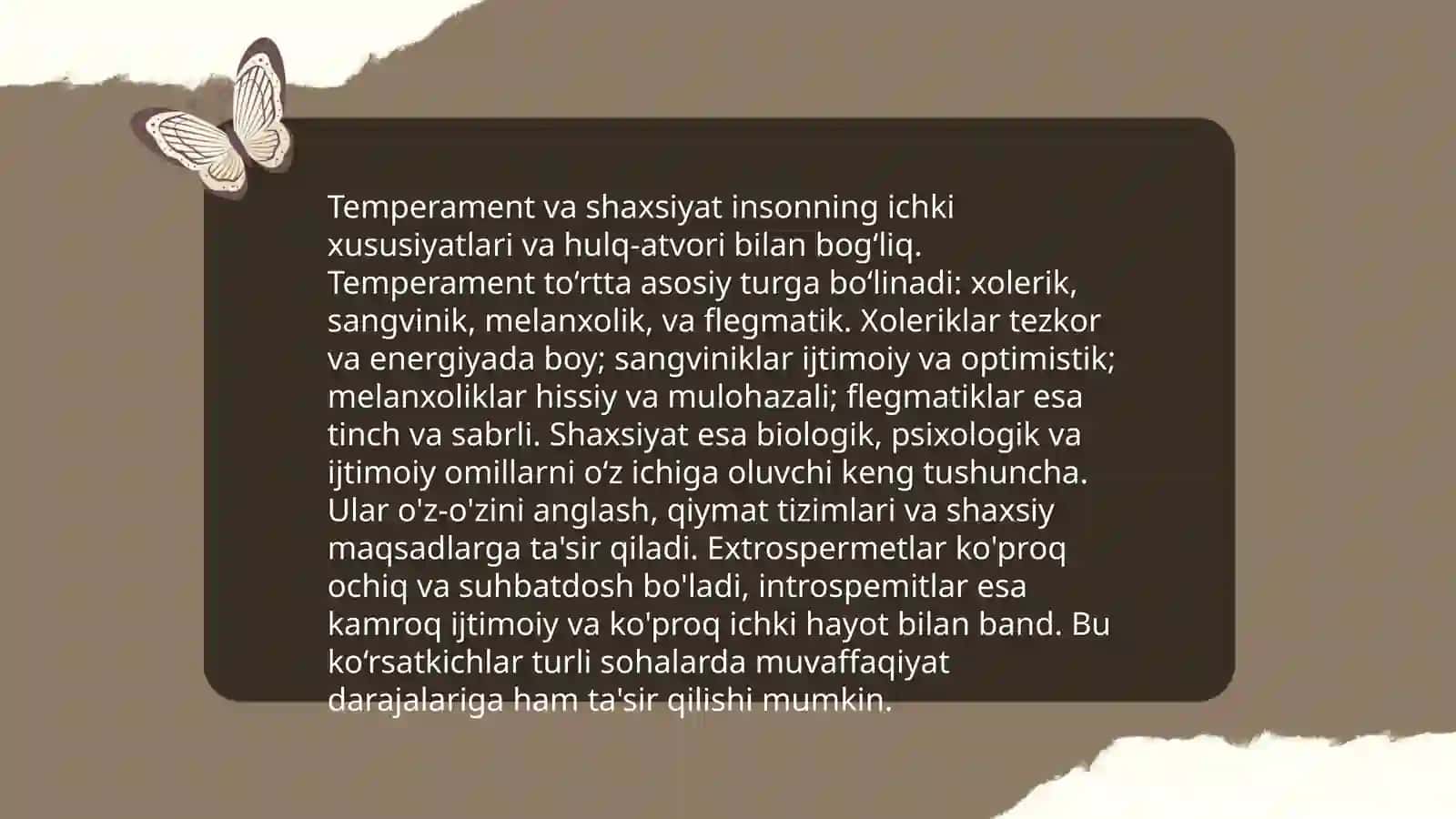 Temperament 4