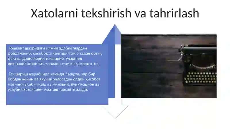 Referat yozishda etibor berish lozim bolgan talablar 4