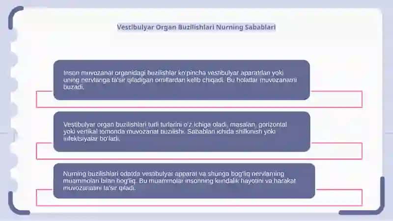 Inson Muvozanat (vestibulyar) Organidagi buzilishlar va ularni turlari 4