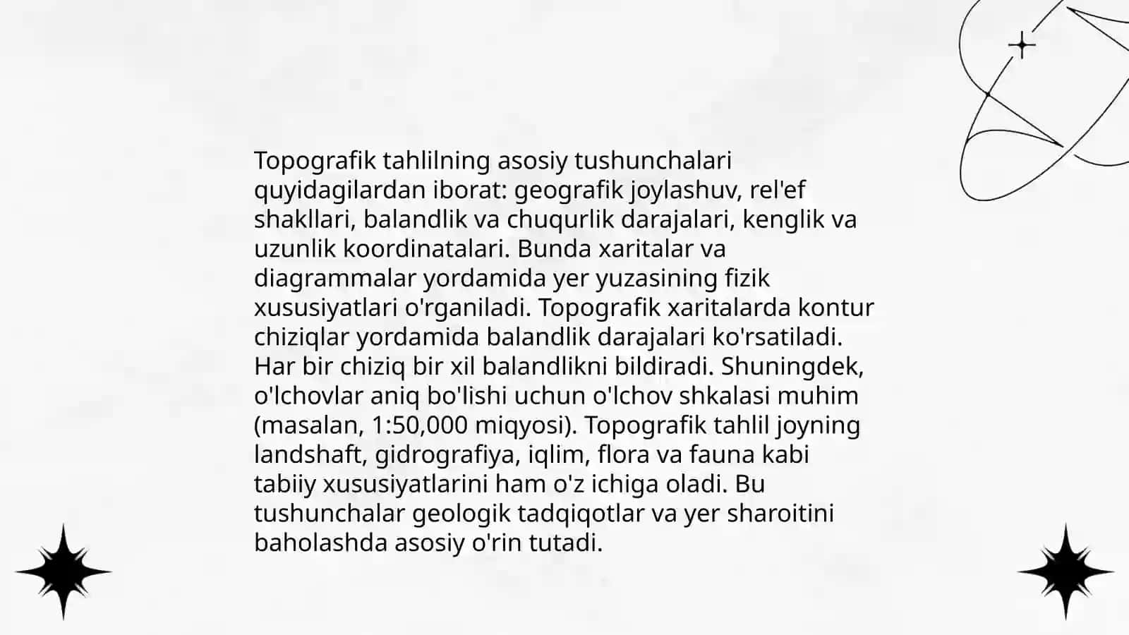 Topografik tahlil 4