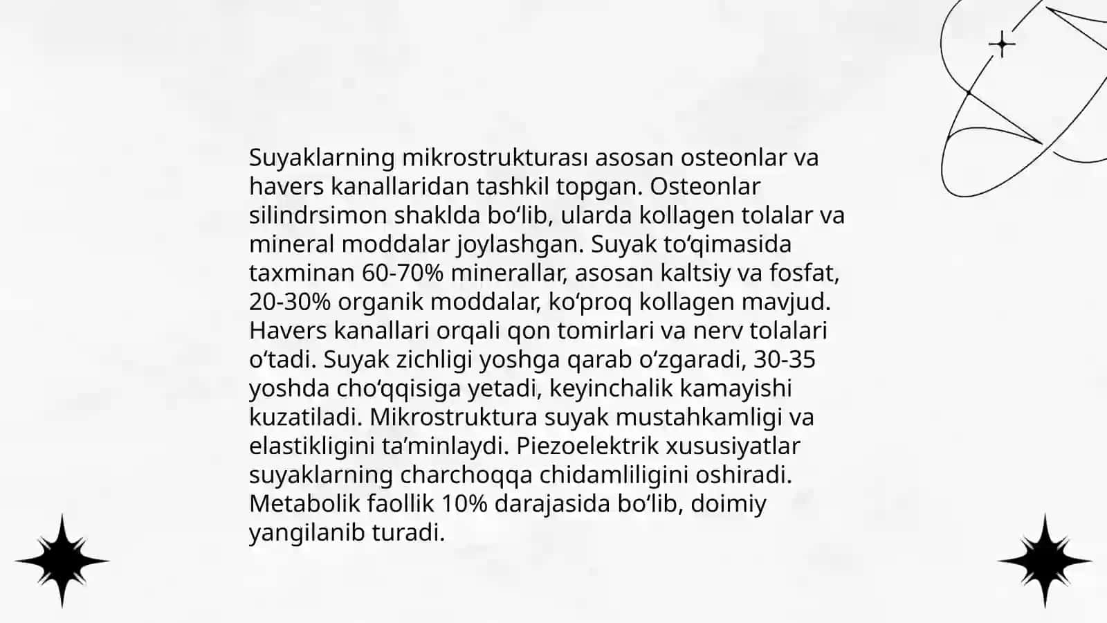 Suyaklar tuzilishi va vazifasi 4