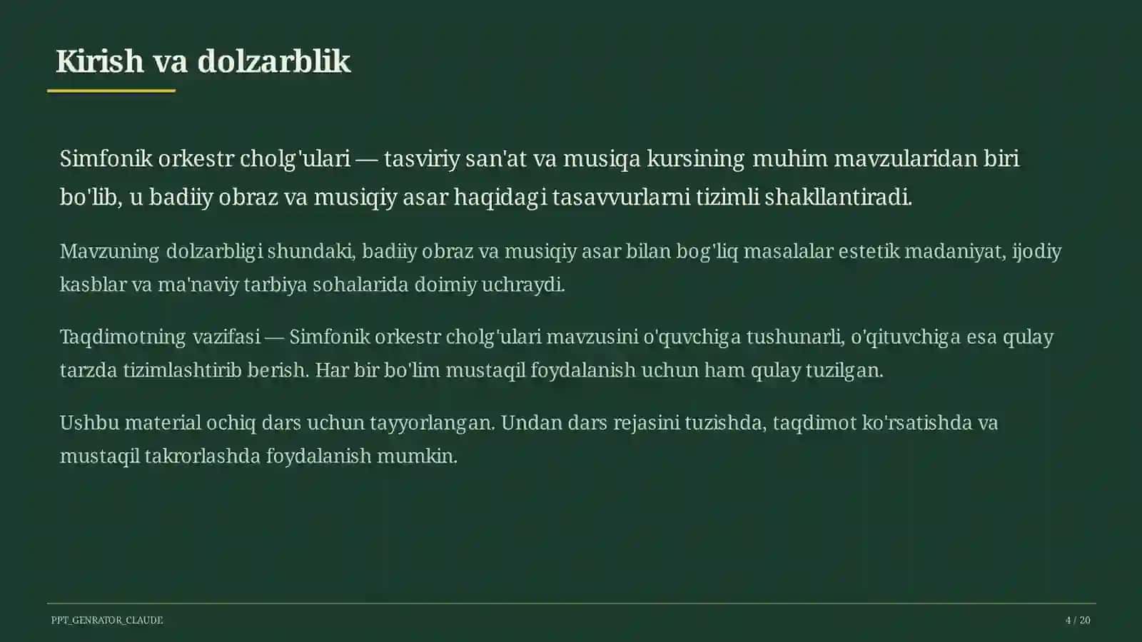Simfonik orkestr cholg'ulari (5-sinf) 4