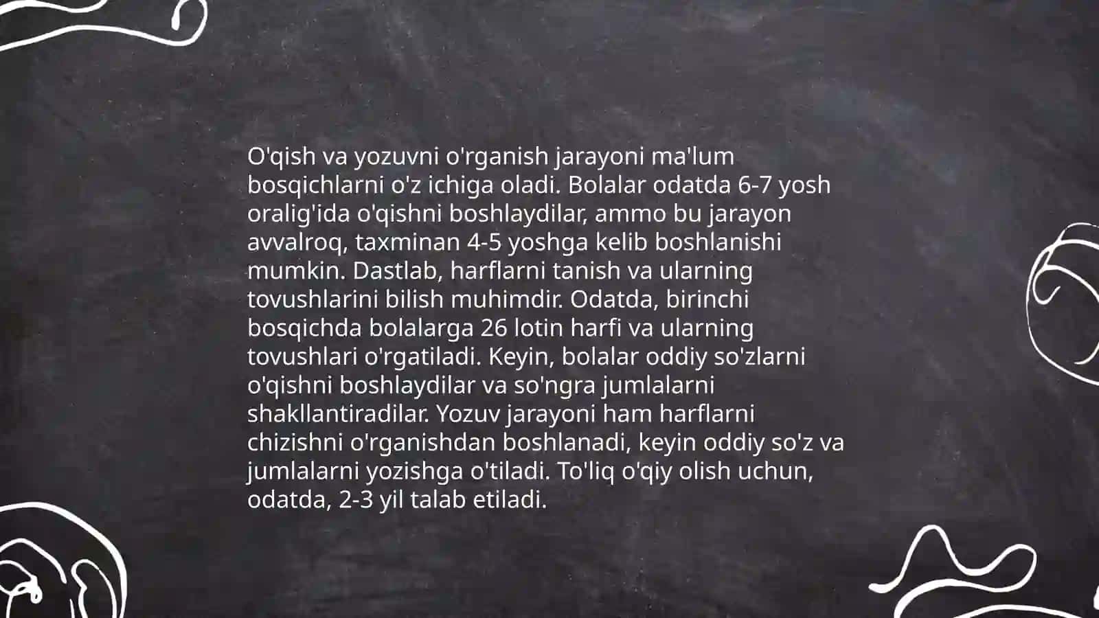 Savod o'rgatish davrida o'qish va yozuv faoliyatining bog'liqligi 4