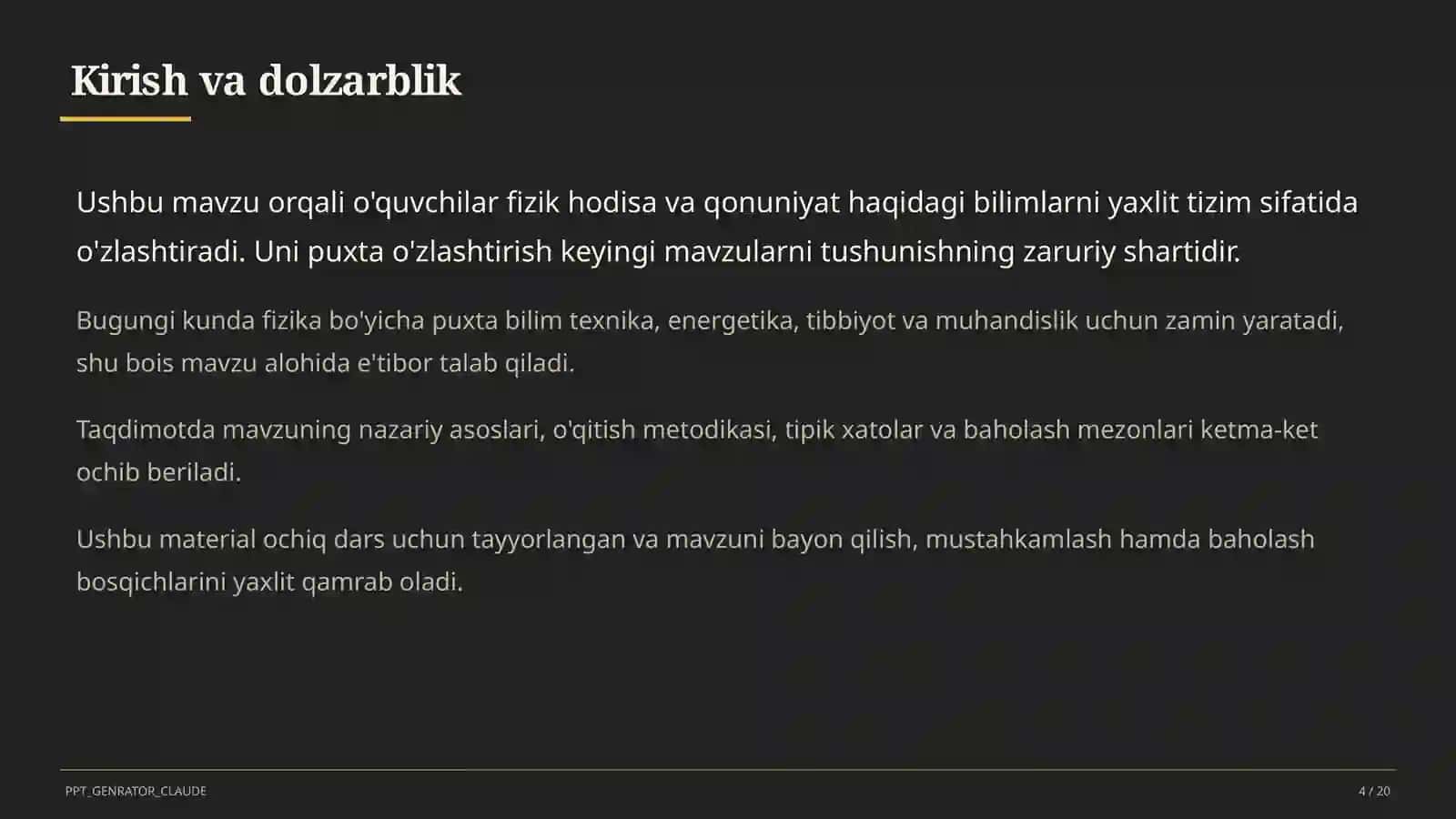 Geometrik optika: yorug'likning qaytishi va sinishi (11-sinf) 4